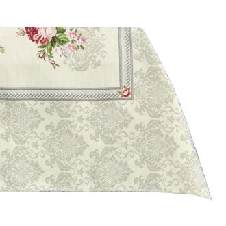 Rózsás asztalterítő, 137x180 cm