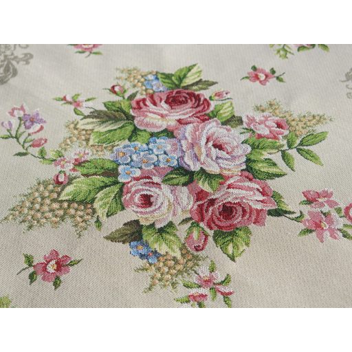 Rózsás asztalterítő, 137x240 cm