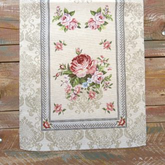 Rózsás asztali futó, 37x100 cm