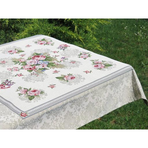 Rózsás asztalterítő, 96x100 cm