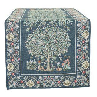 Kék életfa asztali futó 37x100 cm