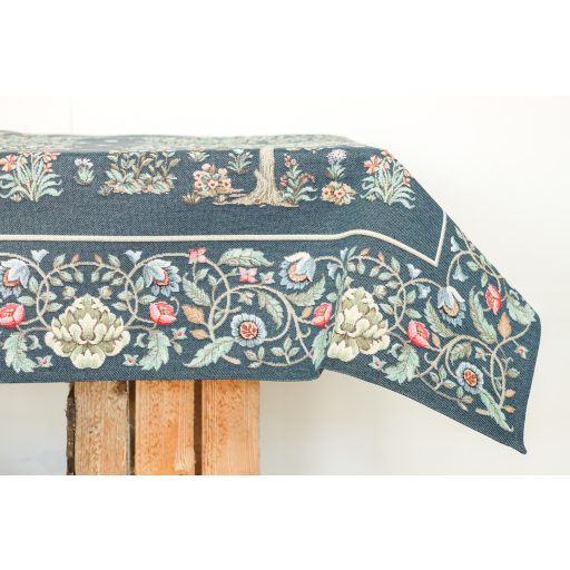 Kék életfa asztalterítő, 96x100 cm