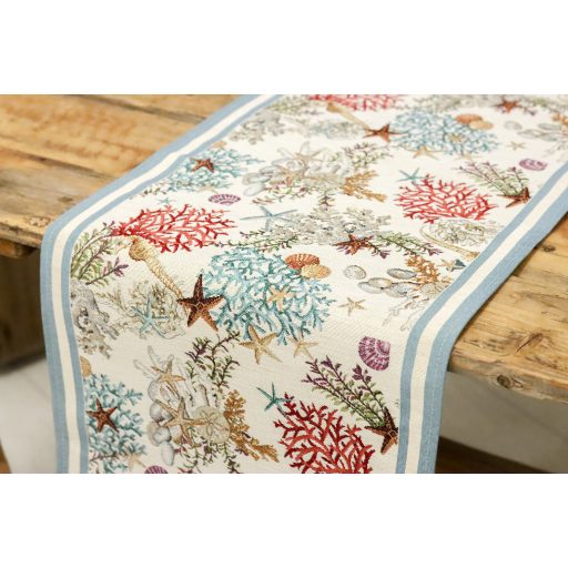 Óceán asztali futó, 37x100 cm