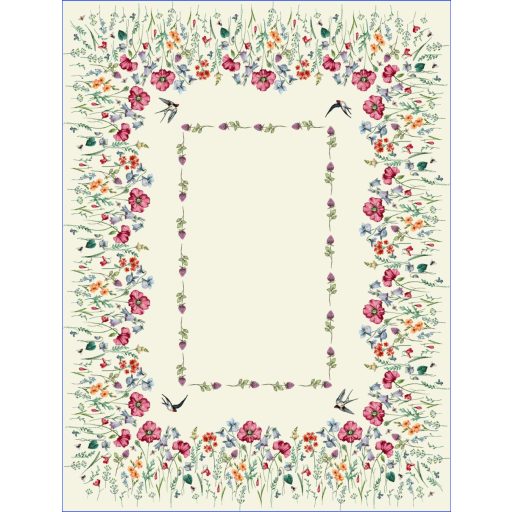 Fecskés asztalterítő, 137x180 cm