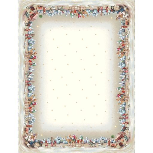 Betlehemi hajnal asztalterítő, 137x240 cm, lurex nélkül