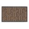 Art deco mintás gumi és kókuszrost lábtörlő, 75 x 45 cm
