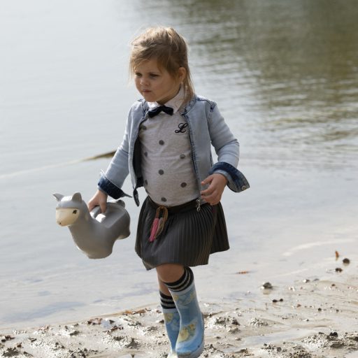 Láma alakú locsolókanna, 1,7 literes, szürke