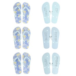 Tengerpart mintás flip-flop papucs 38, 3 féle