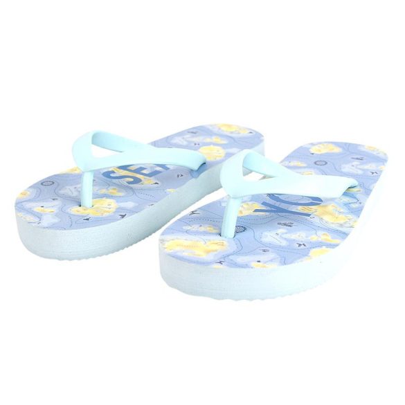 Tengerpart mintás flip-flop papucs gyerekeknek 25, Sea You felirattal