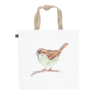 Verebes bevásárló táska, 40 x 40 cm