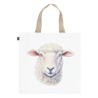 Bárányos bevásárló táska, bárány, 40 x 40 cm