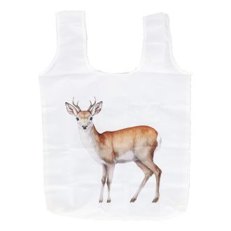 Őzikés összehajtható bevásárló táska, 36 x 36 cm