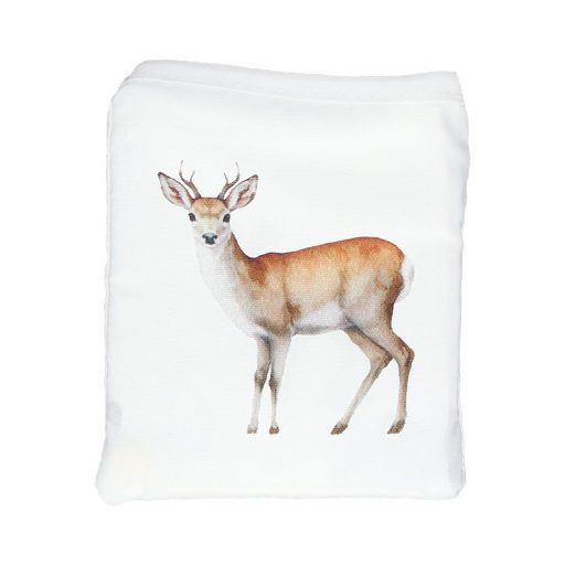 Őzikés összehajtható bevásárló táska, 36 x 36 cm