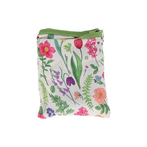 Színes virág mintás bevásárló táska, 40 x 57 cm