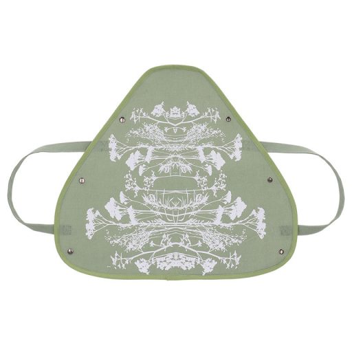 Mezei virág mintás virágtartó táska, zöld