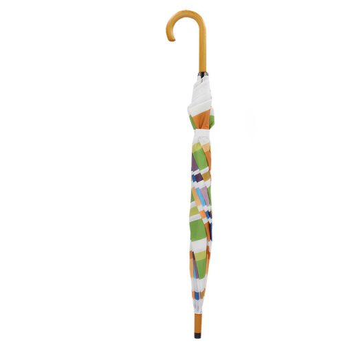 Színes csíkos esernyő, 120 cm átmérőjű