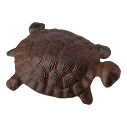 Öntöttvas teknős szobor