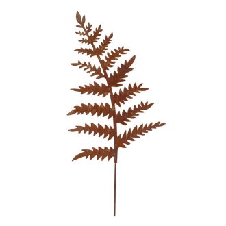   Páfrányleveles lézervágott leszúrható kerti dekoráció, 37 cm, C