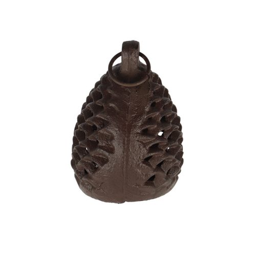 Öntöttvas mécsestartó, toboz alakú, 10 cm átmérőjű