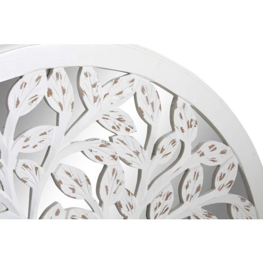 Dekoráció falra mango tükör 60x2x60 fa