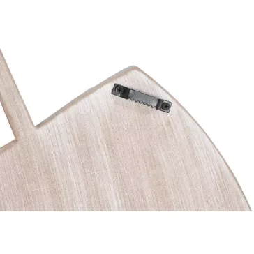 Dekoráció, falra, mdf, 90x2x90, leveles, szürke