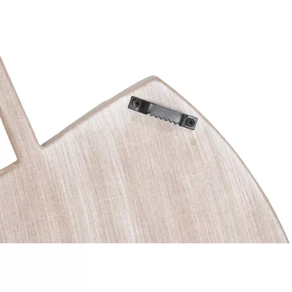Dekoráció, falra, mdf, 90x2x90, leveles, szürke