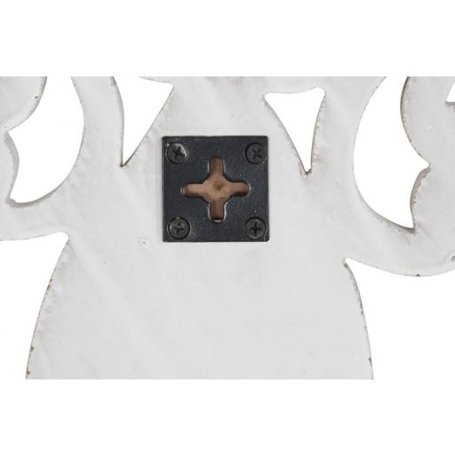 Dekoráció, falra, mdf, 90x2x90, fa, decape, fehér