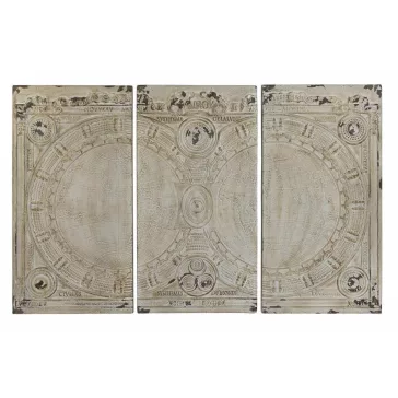Dekoráció falra szett 3db-os műgyanta 178x4x112 