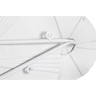 Dekoráció falra fém 91x8,3x49,5 modern fekete 
