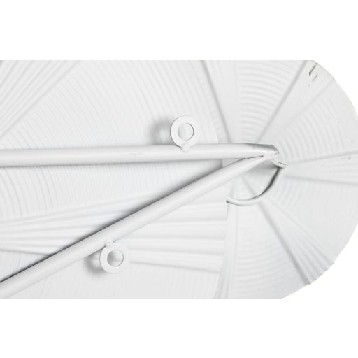 Dekoráció falra fém 91x8,3x49,5 modern fekete 