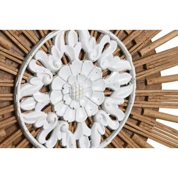Dekoráció falra bambusz 70x1.5x70 természetes 