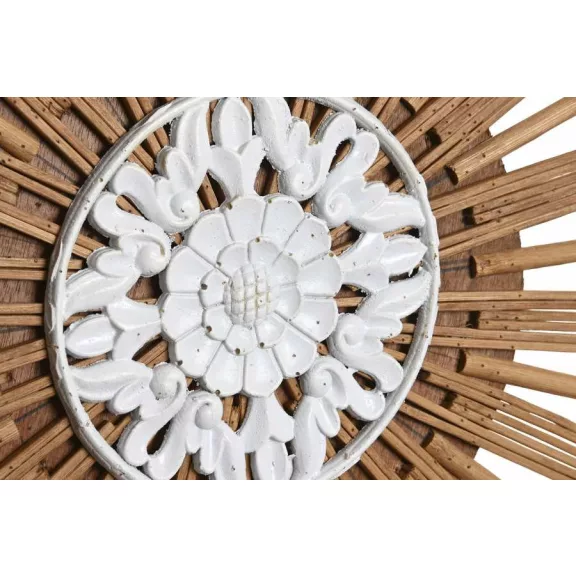 Dekoráció falra bambusz 70x1.5x70 természetes 