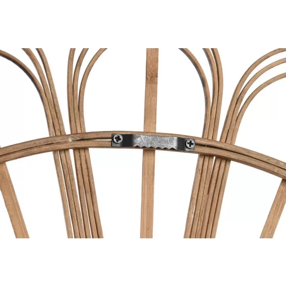 Dekoráció falra bambusz 70x1.5x70 természetes 