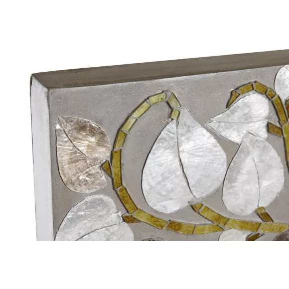 Dekoráció falra nacar műgyanta 70x4x100 buddha fa 