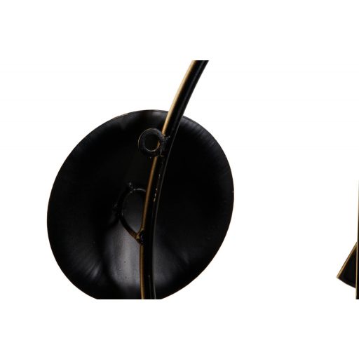 Dekoráció falra fém 70,5x6x59 absztrakt aranyozott