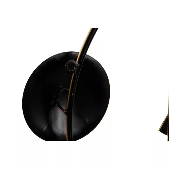 Dekoráció falra fém 70,5x6x59 absztrakt aranyozott