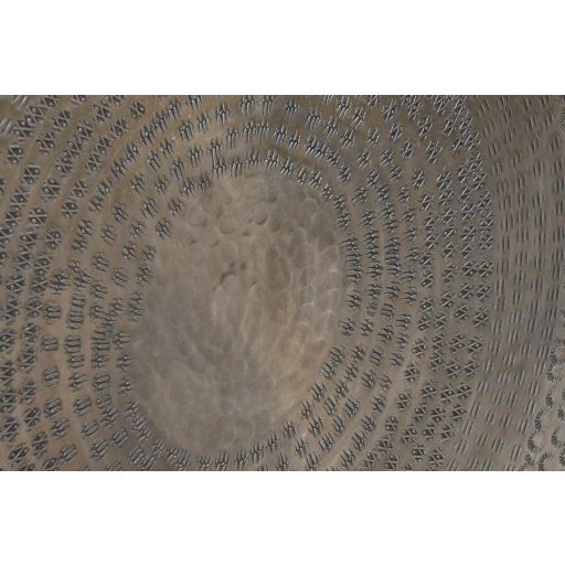 Dekoráció falra alumínium 90x2x90 cm arany