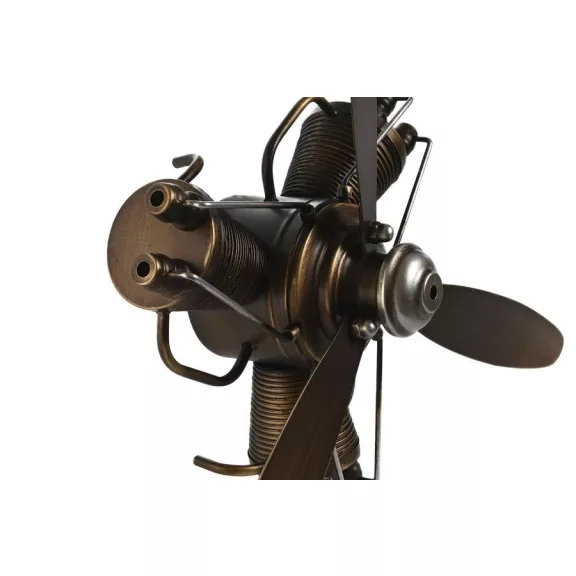 Dekoráció falra propeller fém 55x12x52 cm barna