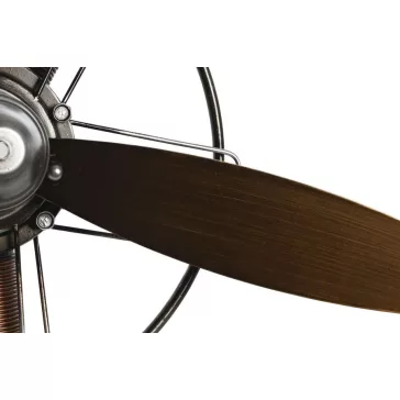 Dekoráció falra propeller fém 55x16x52 cm barna