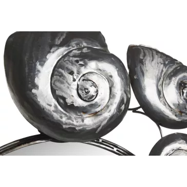 Tükör fém 90x10x80 cm ezüst