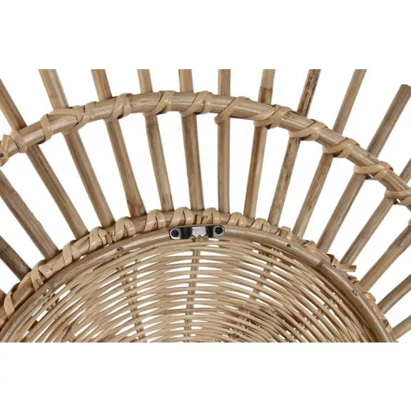 Dekoráció falra nap rattan, bambusz 78x2x78 cm natúr