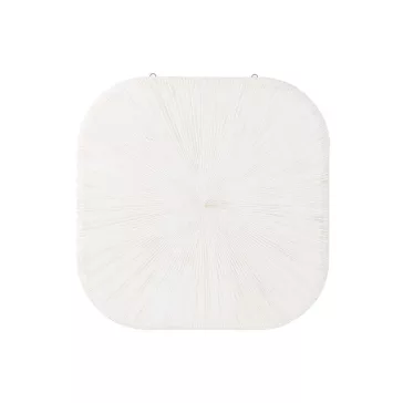 Dekoráció falra mdf 89x3x89 cm fehér