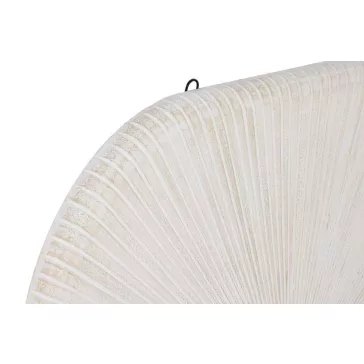Dekoráció falra mdf 89x3x89 cm fehér