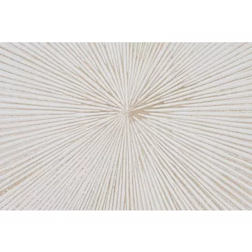 Dekoráció falra mdf 89x3x89 cm fehér