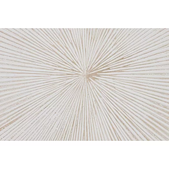 Dekoráció falra mdf 89x3x89 cm fehér