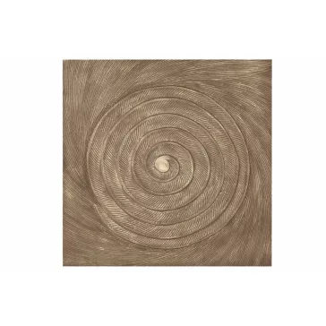 Fali dekoráció körök mangófa 120x3,5x120 cm arany