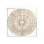 Fali dekoráció szett kör rattan, fém 50x2x100 cm natúr, arany s/2