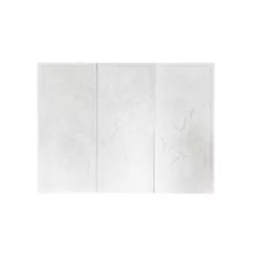 Fali dekoráció szett térkép mdf 180x4x120 cm fehér s/3