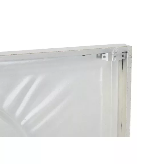 Fali dekoráció absztrakt 3d-s fém 72x3x99 cm fehér 2 féle
