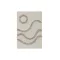 Decoracion pared mdf fibra 80x5x120 3d blanco